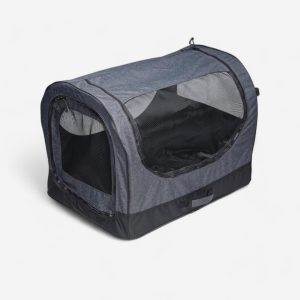 Solognac Faltbare Hundetransportbox 100 Grau Test